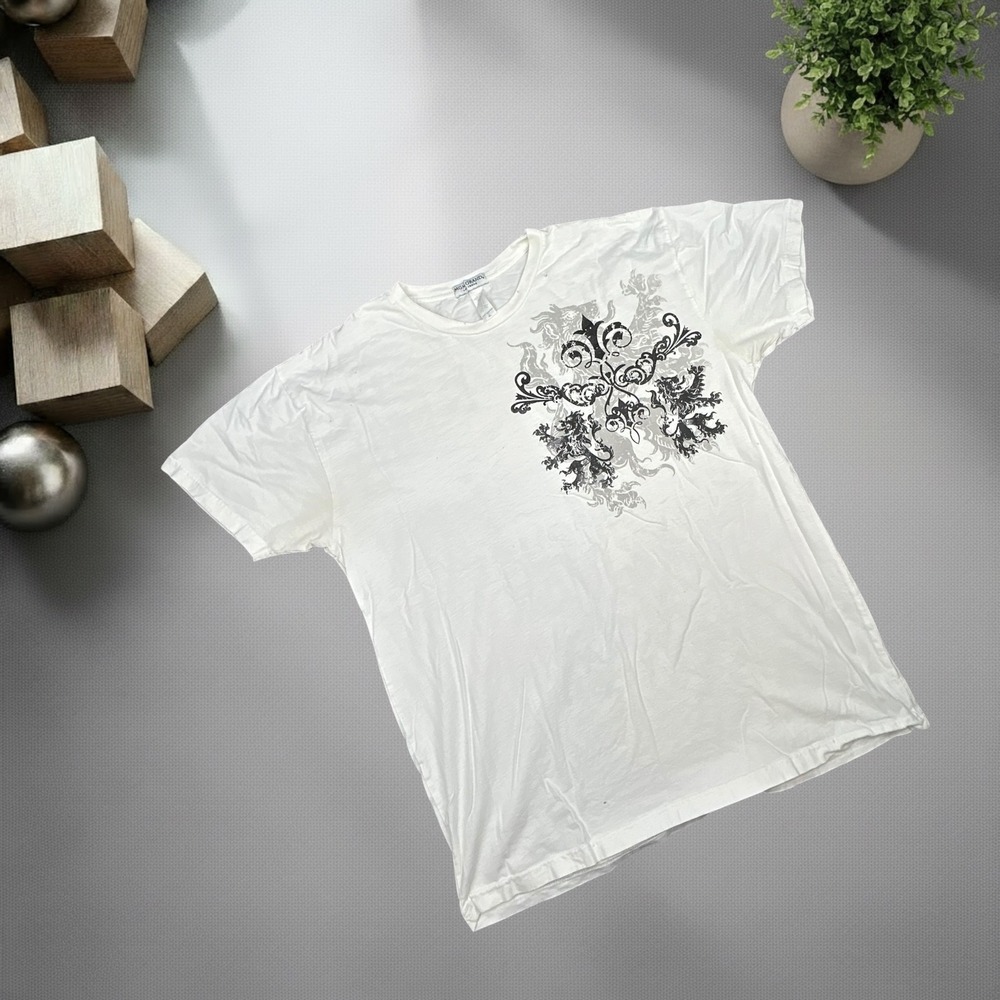 MGM Grand Las Vegas Royal Rebel Forever Graphic‎ T-Shirt White XL Y2K Grunge